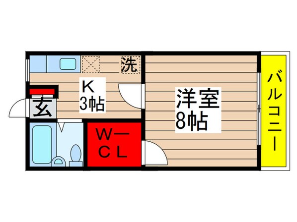 ミルキ－コ－トの物件間取画像